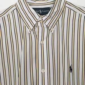 Ralph Lauren button-down - yellow, navy, white